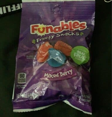 Mixed Berry Fruit Flavored Snacks