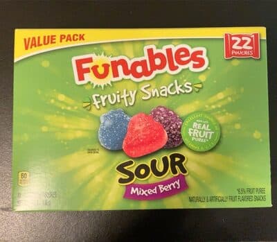 Sour Mixed Berry Fruity Snacks