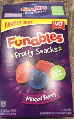 Mixed Berry Fruity Snacks