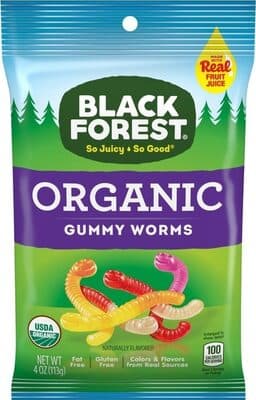 Apple & Cherry, Cherry & Pineapple, Orange & Lemon Gummy Worms
