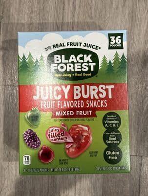 Juicy Burst Fruit Flavored Snacks Mixed Fruit