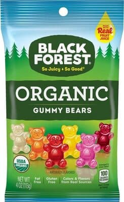 Cherry, Orange, Lemon, Pineapple, Apple, Strawberry Organic Gummy Bears