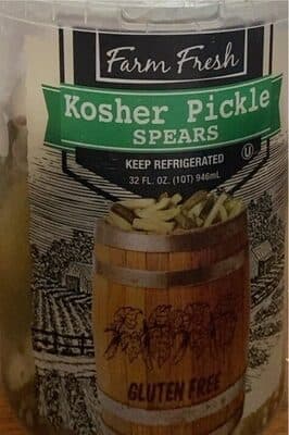 Kosher Pickle Spears