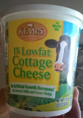 KEMPS, 1% LOW FAT COTTAGE CHEESE
