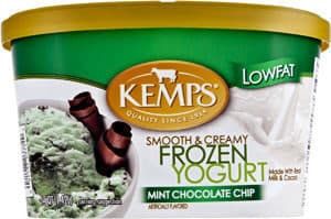 Low Fat Smooth & Creamy Frozen Yogurt, Mint Chocolate Chip