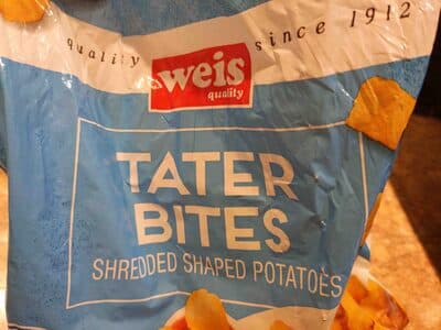 Seasoned, Shredded Potatoes Tater Bites