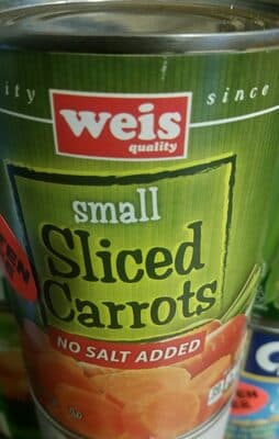 No Salt Added Sliced Carrots