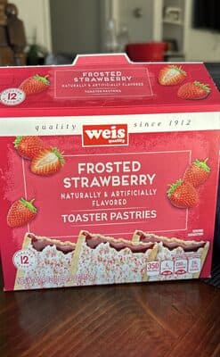 Frosted Strawberry Toaster Pastries