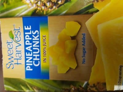 Pineapple Chunks In 100% Juice