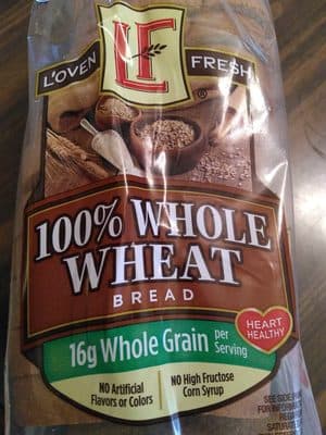 100% Whole Wheat Bread