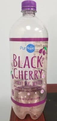 Black Cherry Sparkling Water Beverage