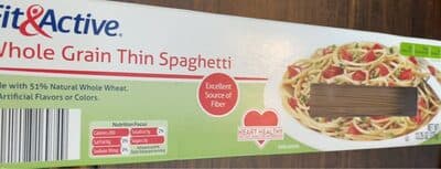 Whole Grain Thin Spaghetti