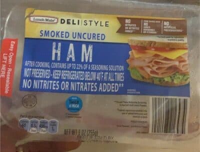 Smoked Uncured Ham Deli Style
