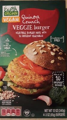 Quinoa Crunch Veggie Burger