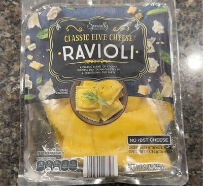 Classic five cheese ravioli