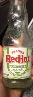 Redhot fire-roasted jalapeno sauce