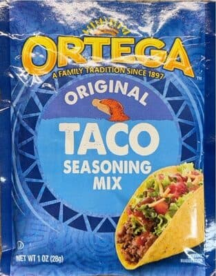 Ortega original taco seasoning mix