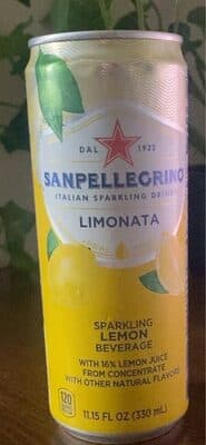 Limonata Sparkling Lemon Beverage With 16% Lemon Juice From Concentrate