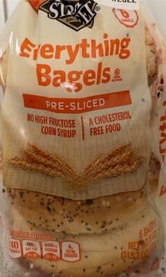 Pre-Sliced Everything Bagels