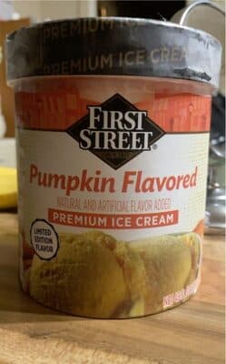 Pumpkin Flavored Premium Ice Cream