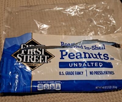 Roasted In-Shell Peanuts, Unsalted