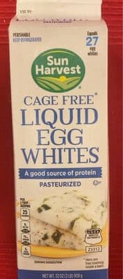 Cage Free Liquid Egg Whites Pasteurized