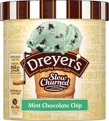 Mint Chocolate Chip Light Ice Cream