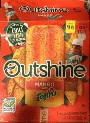 Mango With Tajin Fruit Ice Bars