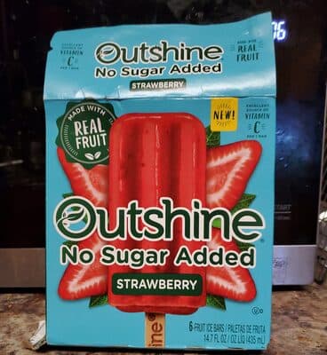 Strawberry Fruit Ice Bars