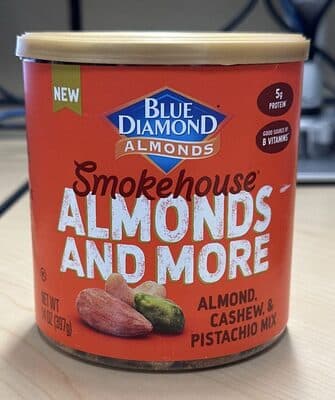 Smokehouse Almonds and More Almond, Cashew, & Pistachio Mix