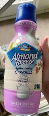 Sweet Creme Flavored Almond Creamer