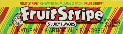 Wet'n Wild Melon, Cherry, Lemon, Orange, Peach Smash Juicy Gum Sticks