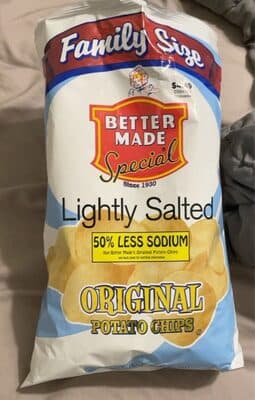 Low sodium chips