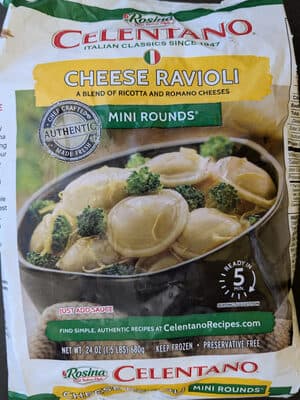 Mini Rounds Cheese Ravioli