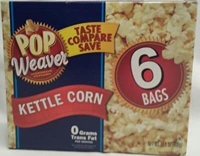 MICROWAVE POPCORN, KETTLE CORN