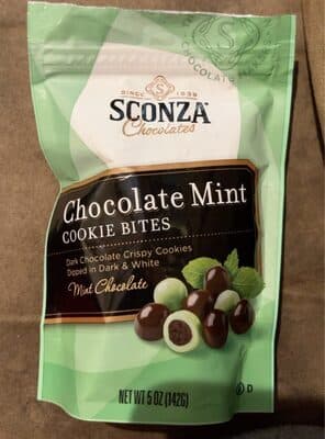 Chocolate Mint Cookie Bites