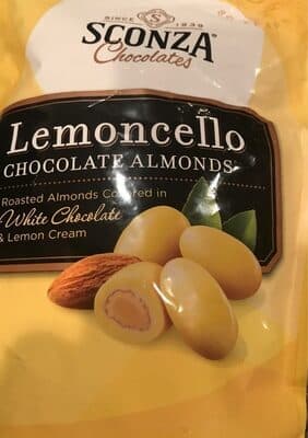 Lemoncello Chocolate Almonds