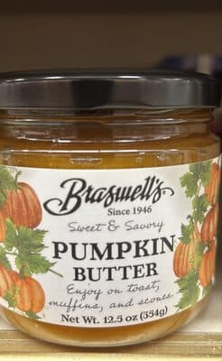 BRASWELL'S SELECT, PUMPKIN BUTTER