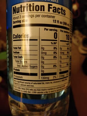Sparkling Water Beverage, Blueberry Acai