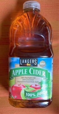 Apple Cider 100% Pure Juice From Concentrate
