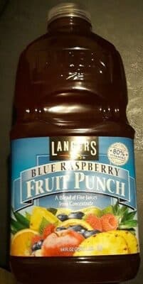 Langers Blue Raspberry Fruit Punch