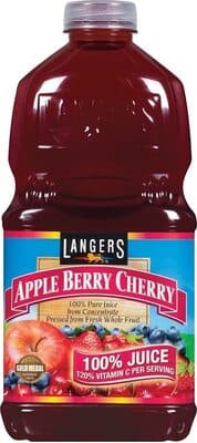 Apple Berry Cherry 100% Pure Juice From Concentrate