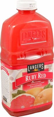 LANGERS, GRAPEFRUIT JUICE COCKTAIL, RUBY RED