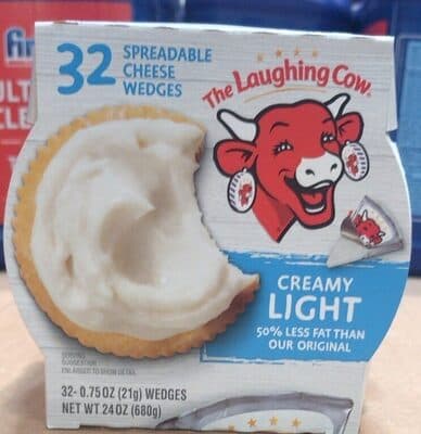 Creamy Light Spreadable Cheese Wedges