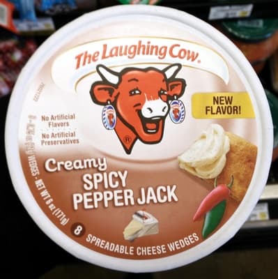 Creamy Spicy Pepper Jack Variety Spreadable Cheese Wedges