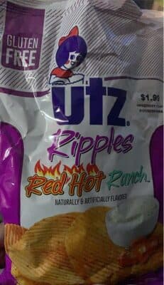 Red Hot Ranch Flavored Ripples Potato Chips