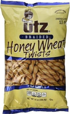 Honey Wheat Braided Twists Pretzels