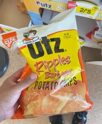 Ripples Barbeque Flavored Potato Chips