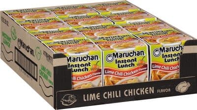Lime Chili Chicken Ramen Noodle Soup