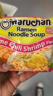 Lime Chili Shrimp Flavor Ramen Noodle Soup